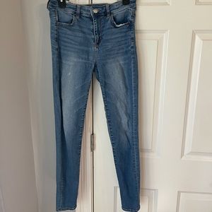 American Eagle high rise regular wash Jegging